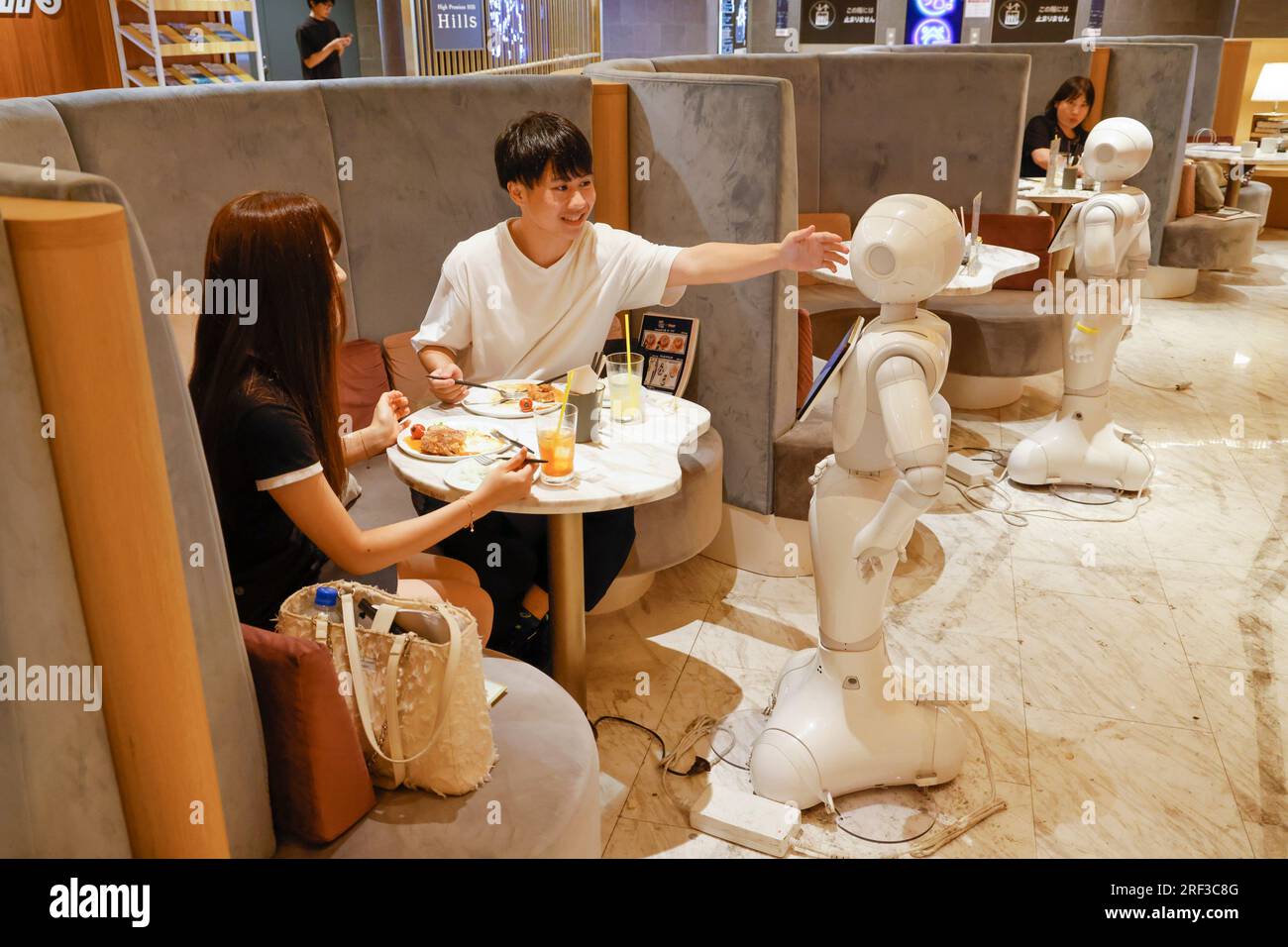 PEPPER PARLOR A UNIQUE CAFE EXPERIENCE IN THE HEART OF TOKYO Stock Photo Alamy