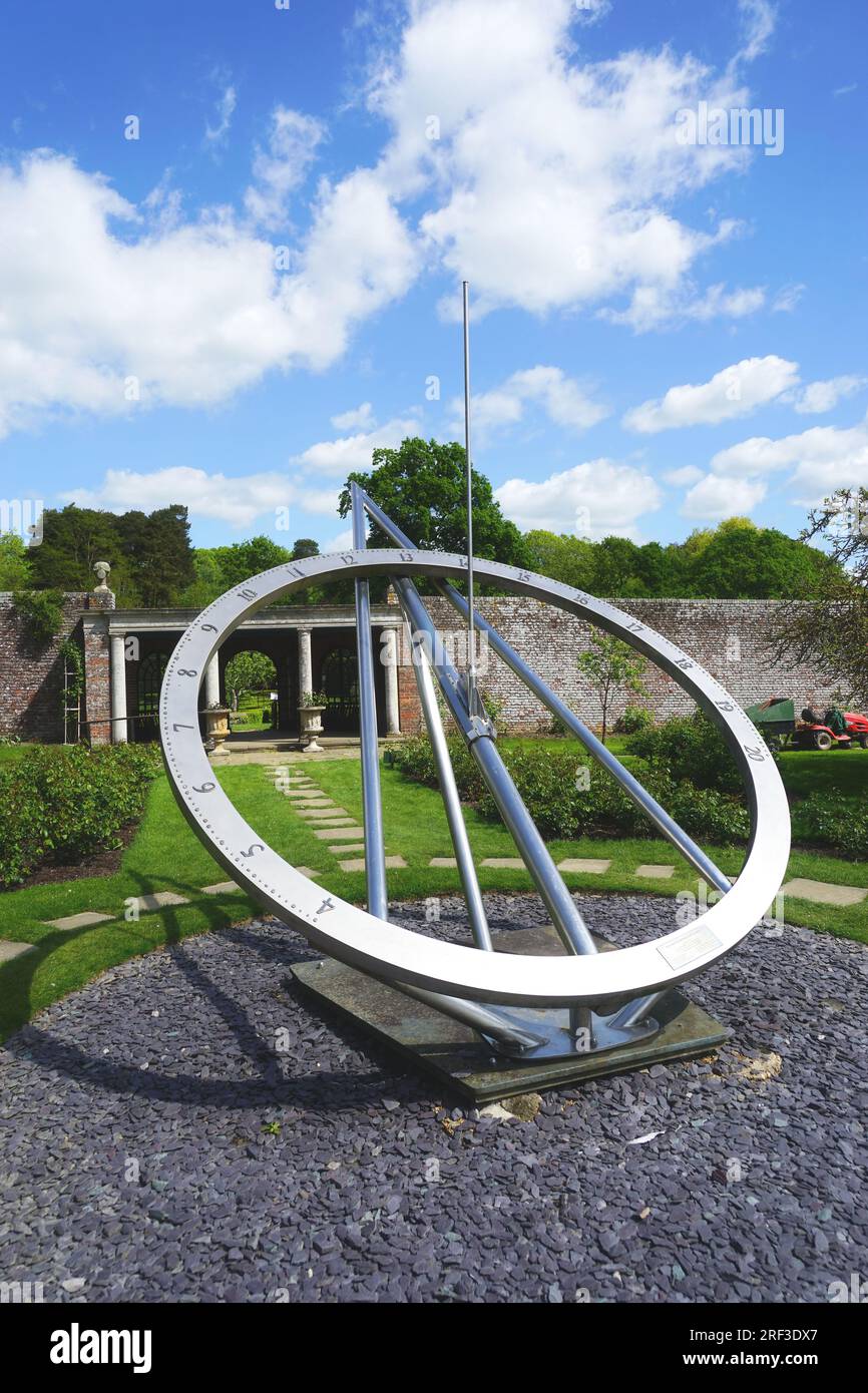 The Tercentenary Sundial at Herstmonceux Castle Stock Photo Alamy