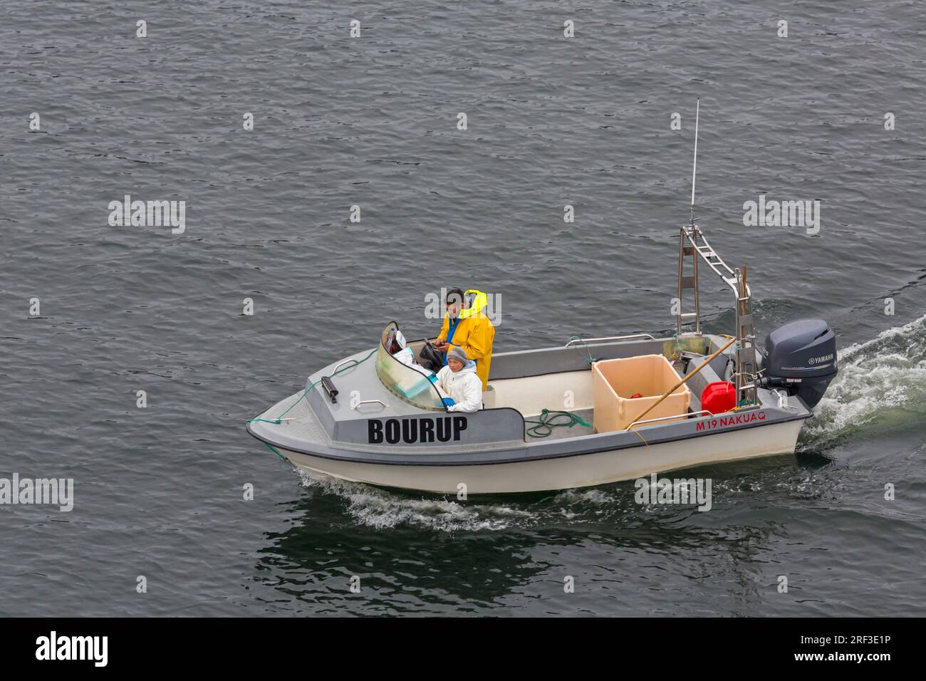 M 19 Nakuaq Bourup At Sisimiut, Greenland On A Wet Rainy Day In July ...