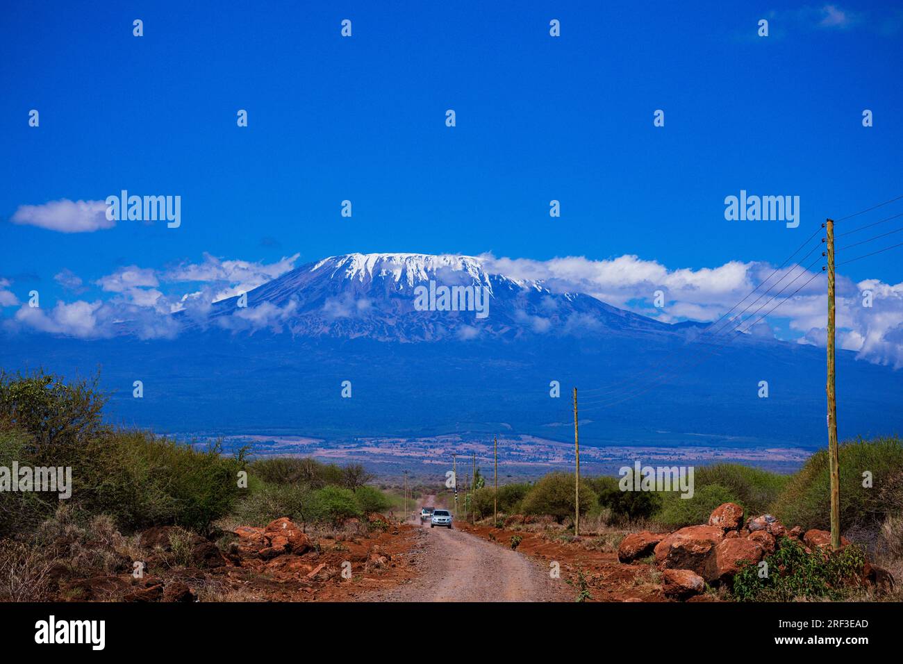 Mount Kilimanjaro Dormant Volcano In the United Republic Of Tanzania ...