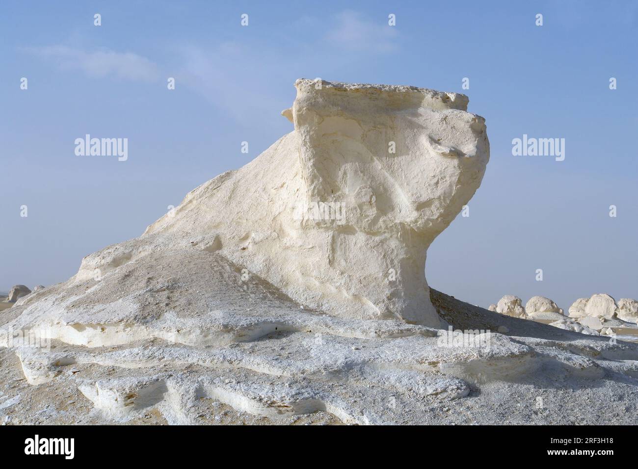 the white desert with rock formation in Egypt Stock Photo - Alamy