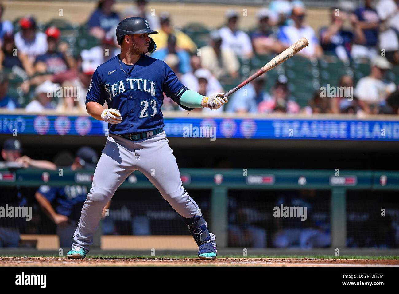 MINNEAPOLIS, MN JULY 26 Seattle Mariners Infield Ty France (23) at