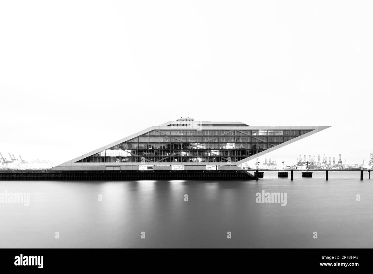 Modern Structures Shaping Hamburg's Skyline - A Visual Odyssey Through Contemporary Urban Masterpieces Stock Photo