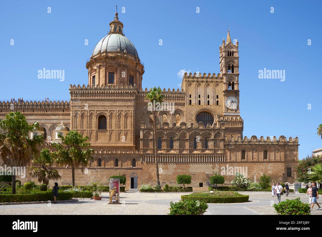 Cathedral Palermo Sicily Stock Photo Alamy