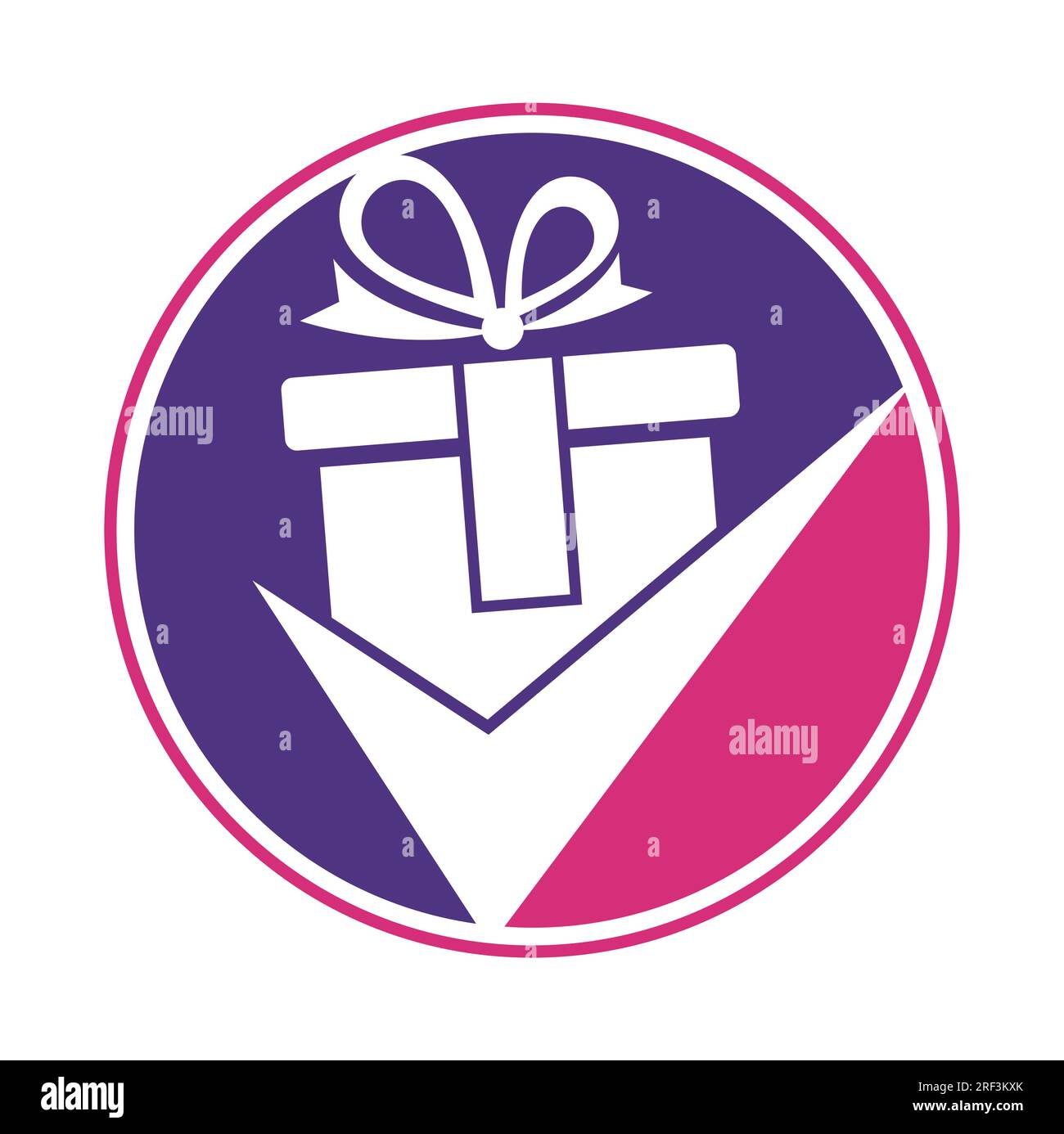 check-gift-logo-icon-design-check-gift-box-logo-design-icon-template