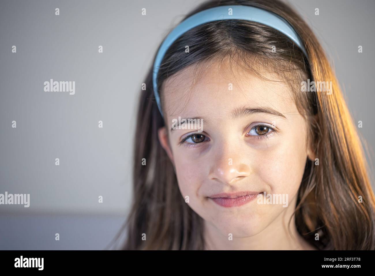 Child during orthodontist visit and oral cavity checkup Stock Photo