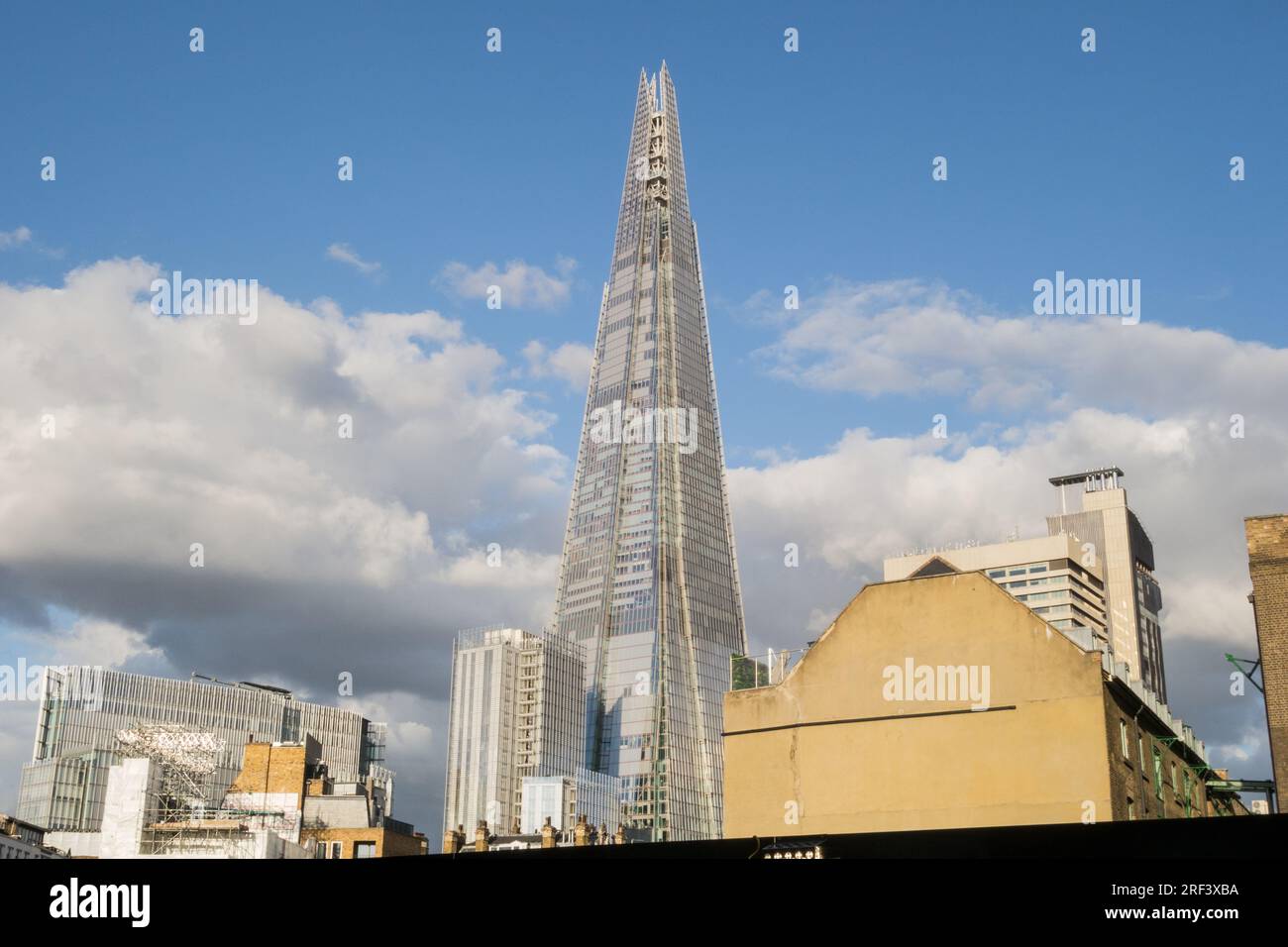 The Shard, a 95-story skyscraper designed by the Italian architect Renzo Piano, Southwark, London, England. Stock Photo