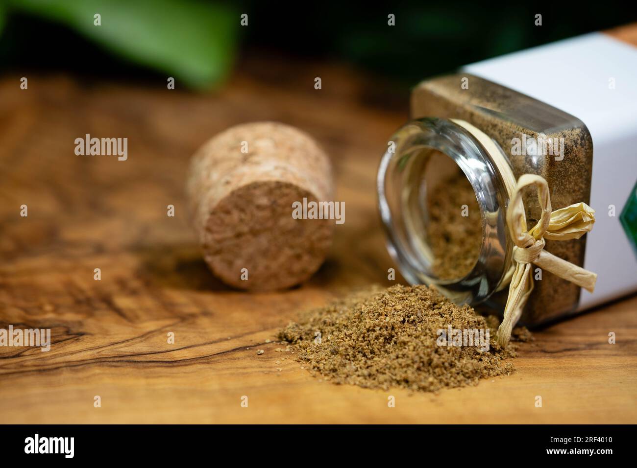 Ras El Hanout, Chakalaka and Garam Masala are typical African spices Stock Photo