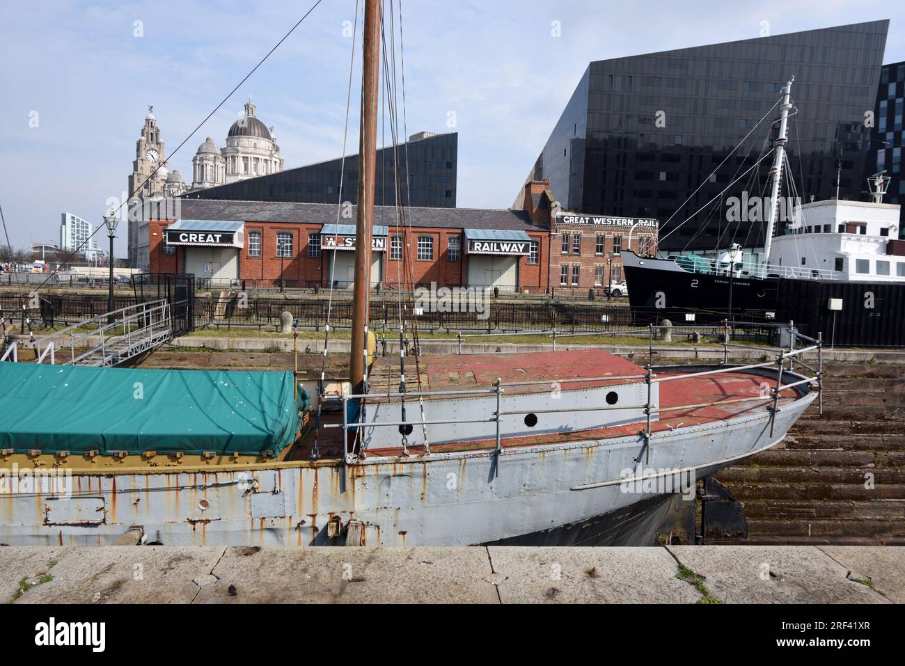 Canning Graving Docks (1765) or Dry Dock on the Waterfront or Pier Head