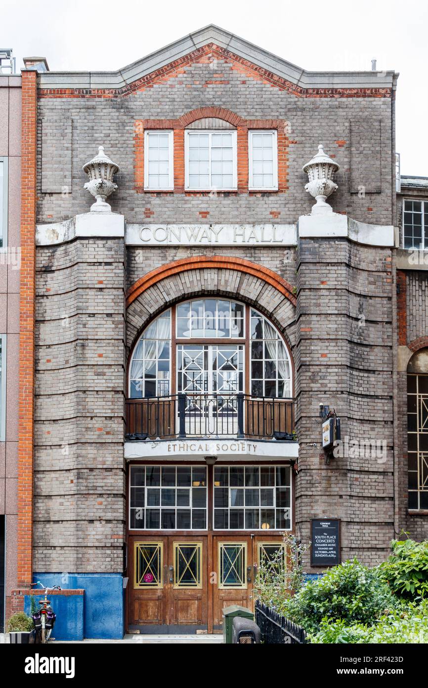 Conway Hall, home to the The Conway Hall Ethical Society, (formerly the