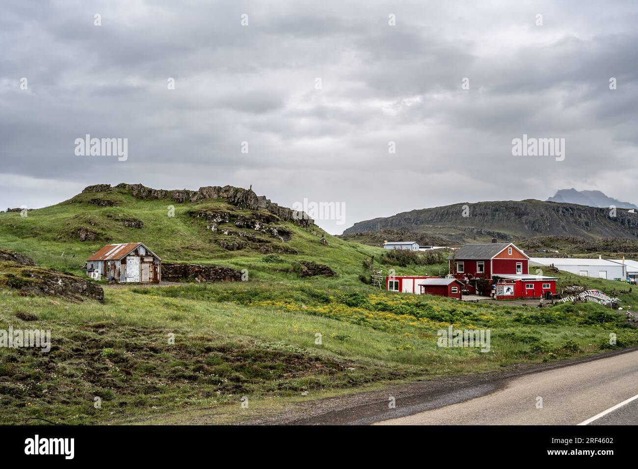 Bone and stones museum,Djupivogur, Iceland Stock Photo - Alamy