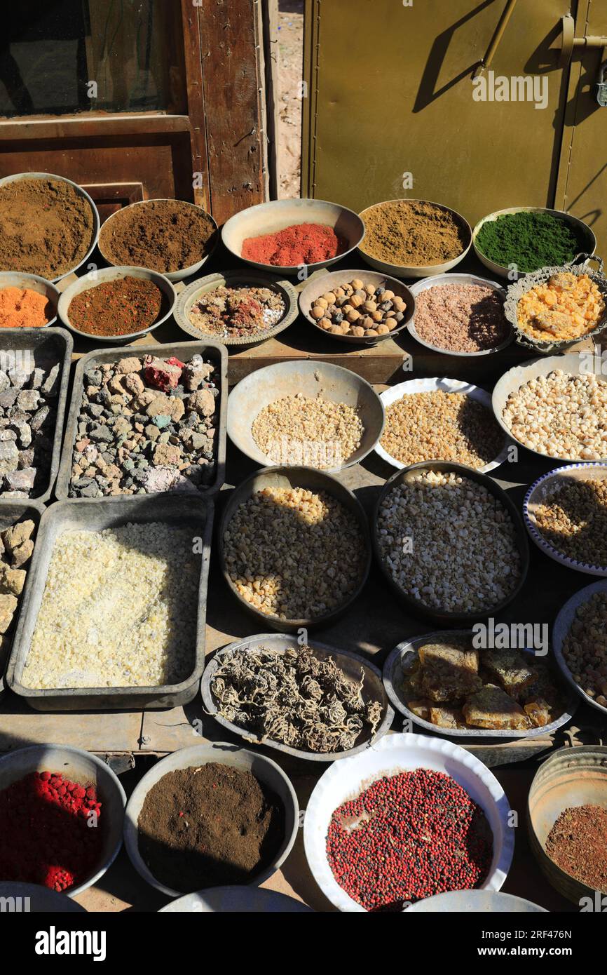Bowls of Frankincense and Myrrh for sale at Petra city, UNESCO World Heritage Site, Wadi Musa