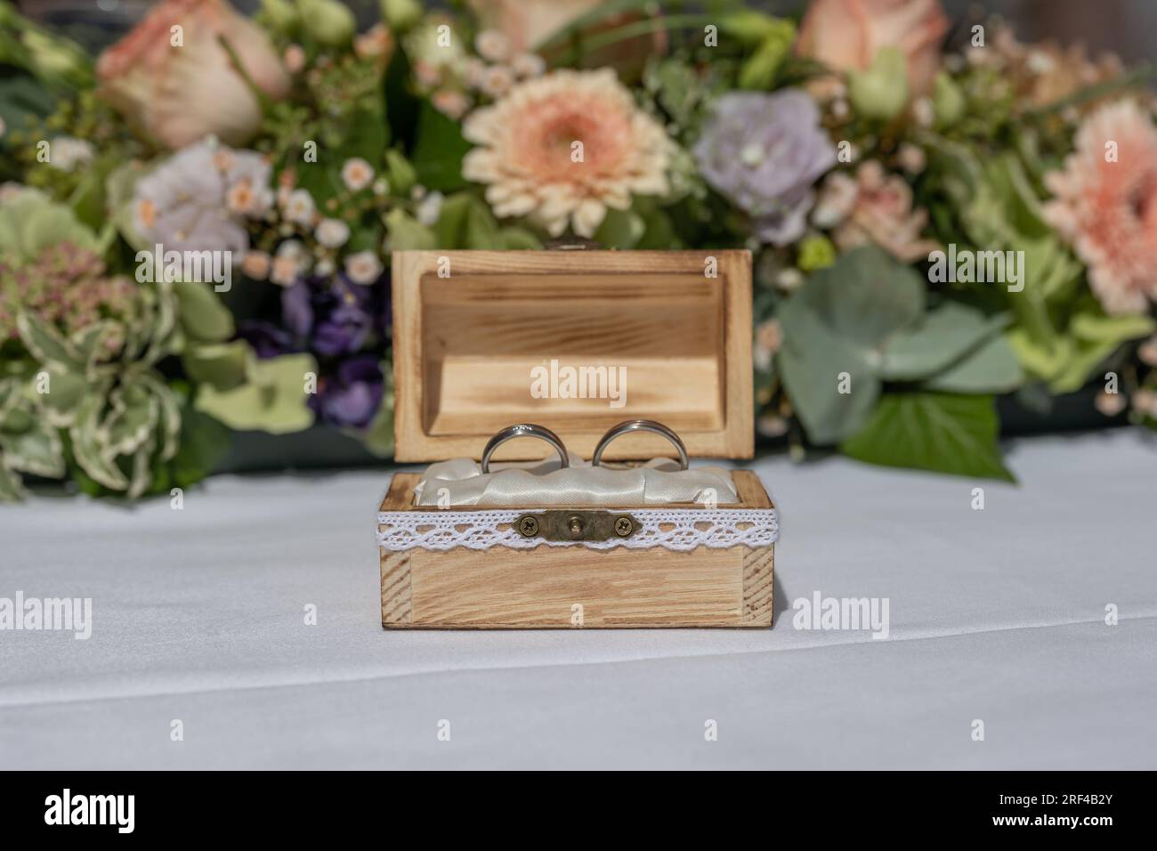 Learn how to make this adorable DIY ring bearer pillow box!