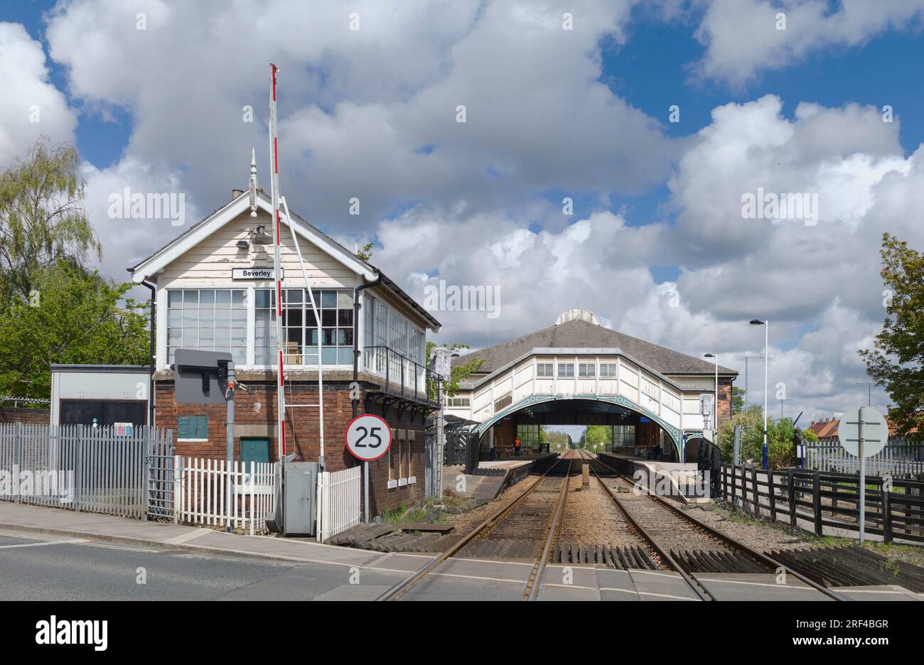 View of historical footbridge with canopy (now reconstructed without ...