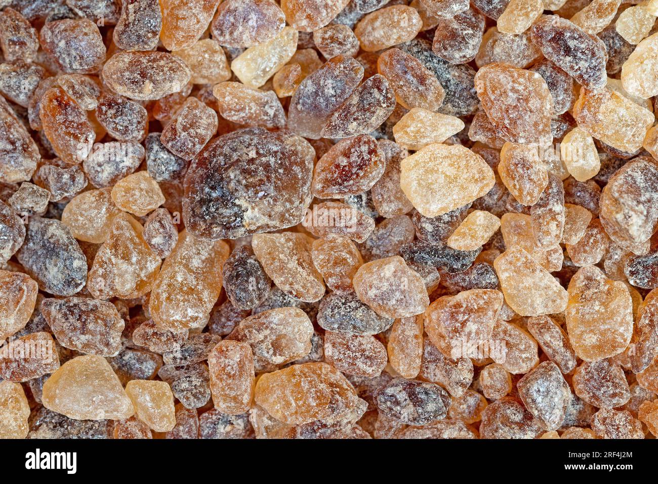 Rock candy in a close-up as a background Stock Photo