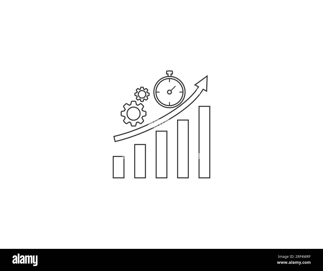 Efficiency, business, management icon. Vector illustration. Stock Vector