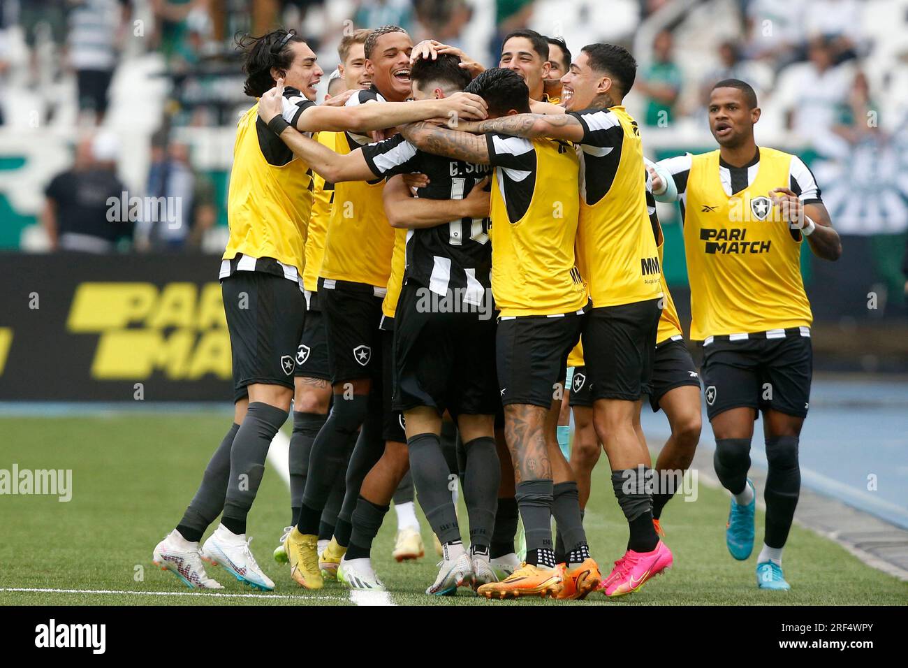 Rio de Janeiro, Brazil. 30th July, 2023. Players of Botafogo ...