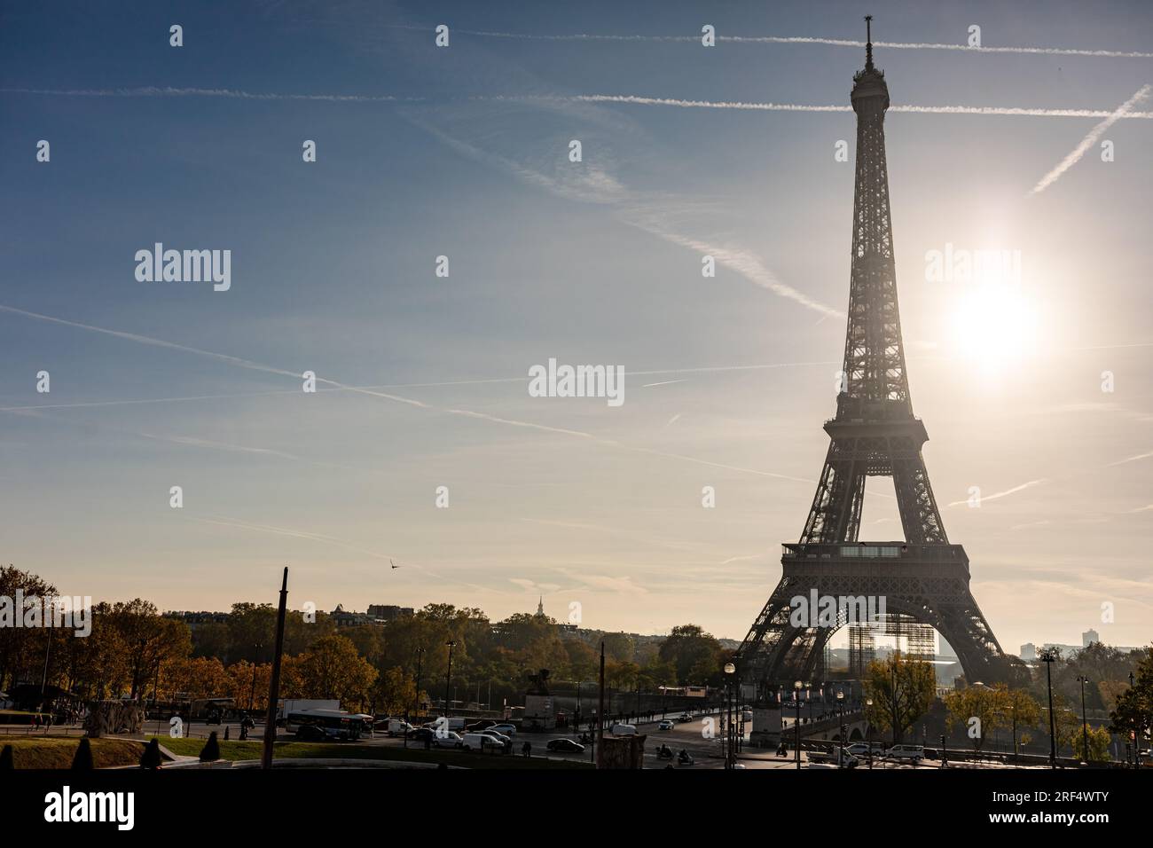 Eiffel tower isolated over the white background Stock Photo - Alamy