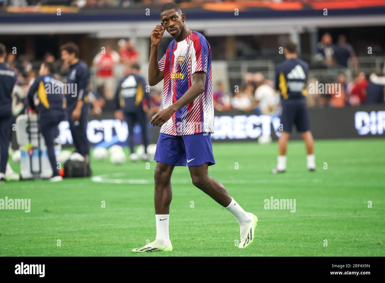 Dallas, United States . 29th July, 2023. Ousmane Dembélé of Barcelona during a match against Real Madrid, international friendly at AT&T Stadium in the city of Dallas in the United States this Saturday, July 29, 2023. Credit: Brazil Photo Press/Alamy Live News Stock Photo