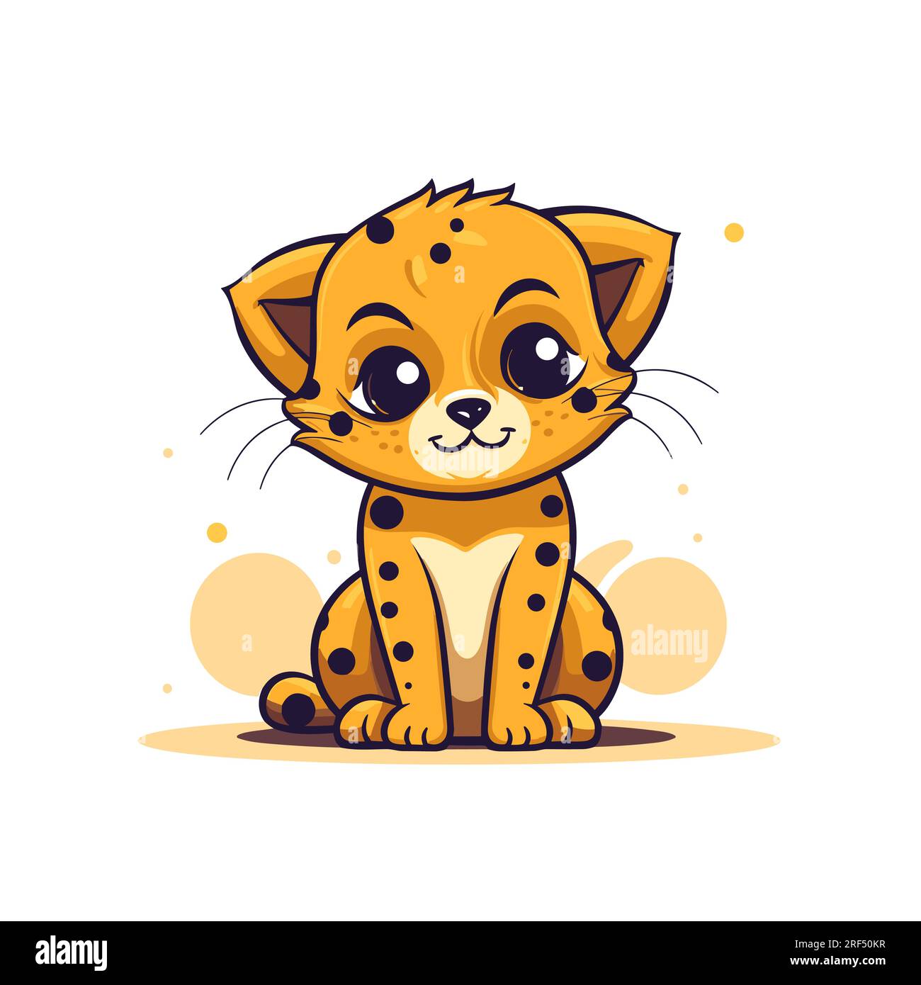 Lovely Cheetah Hand Drawn Portrait Graphic Art T-Shirt Lovely Cheetah Hand Drawn Portrait Graphic Art T-Shirt