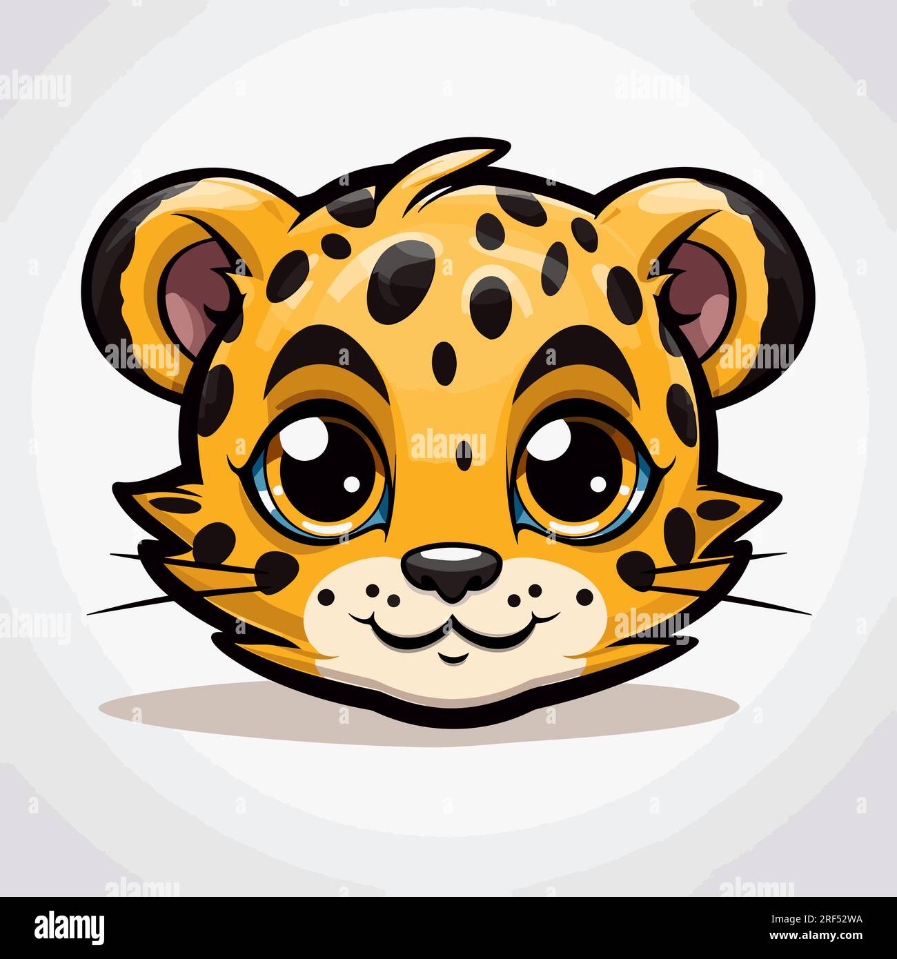 Jaguar hand-drawn comic illustration. Jaguar. Cute vector doodle style  cartoon illustration Stock Vector Image & Art - Alamy