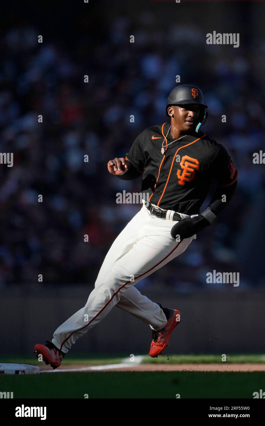 San Francisco Giants' Marco Luciano during a baseball game against