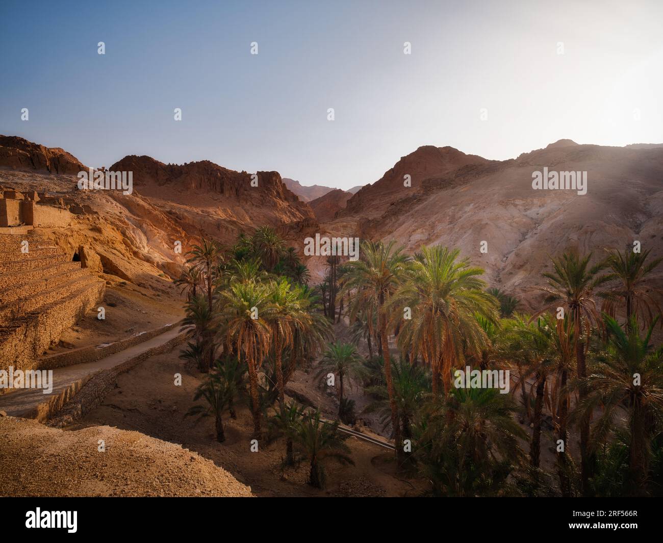 Mountains of Chebika Oasis in Tunisia, Africa Stock Photo - Alamy
