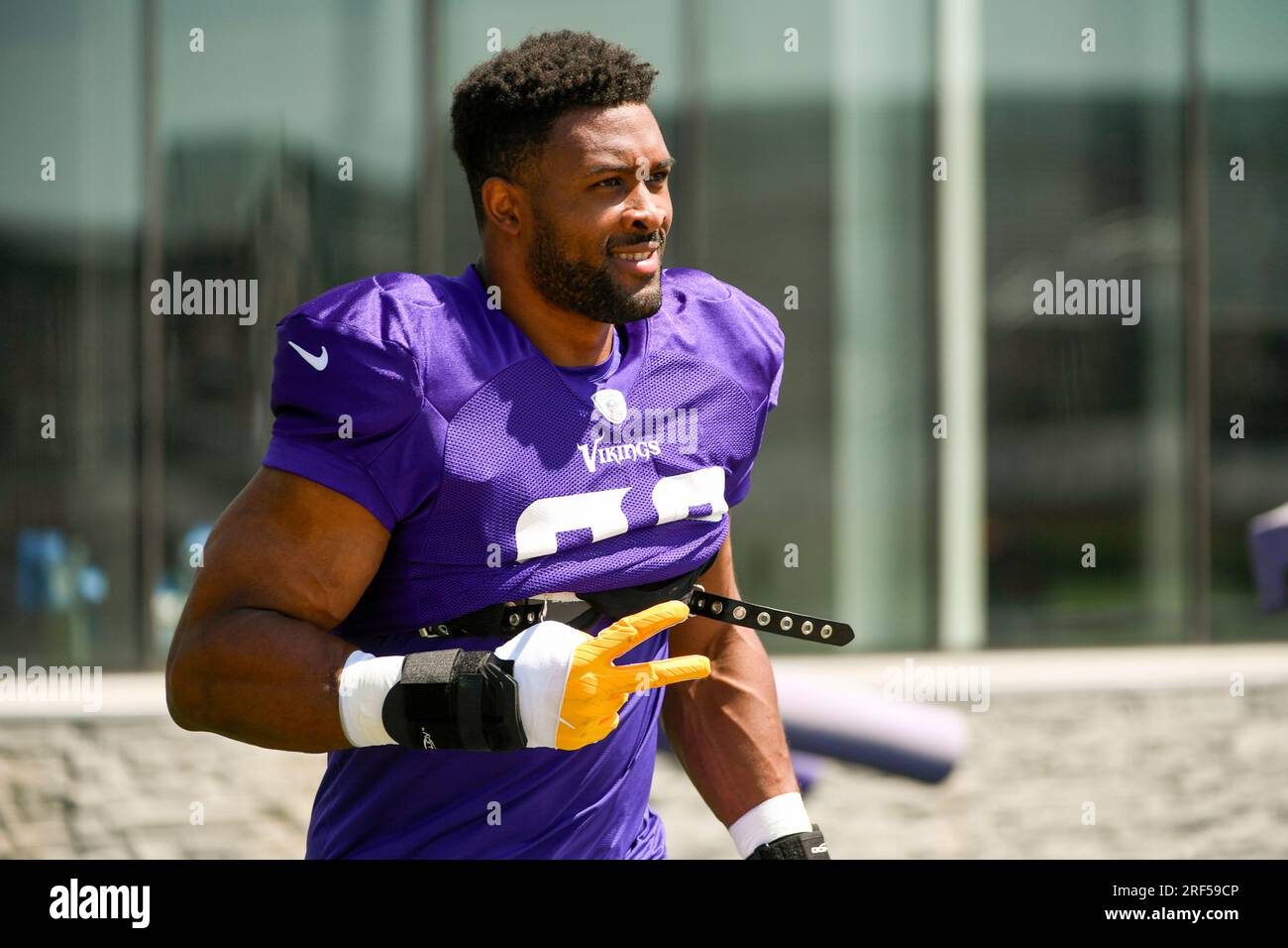 Minnesota Vikings defensive end Danielle Hunter (99) participates in NFL  training camp Wednesday, July 28, 2021, in Eagan, Minn. (AP Photo/Bruce  Kluckhohn Stock Photo - Alamy