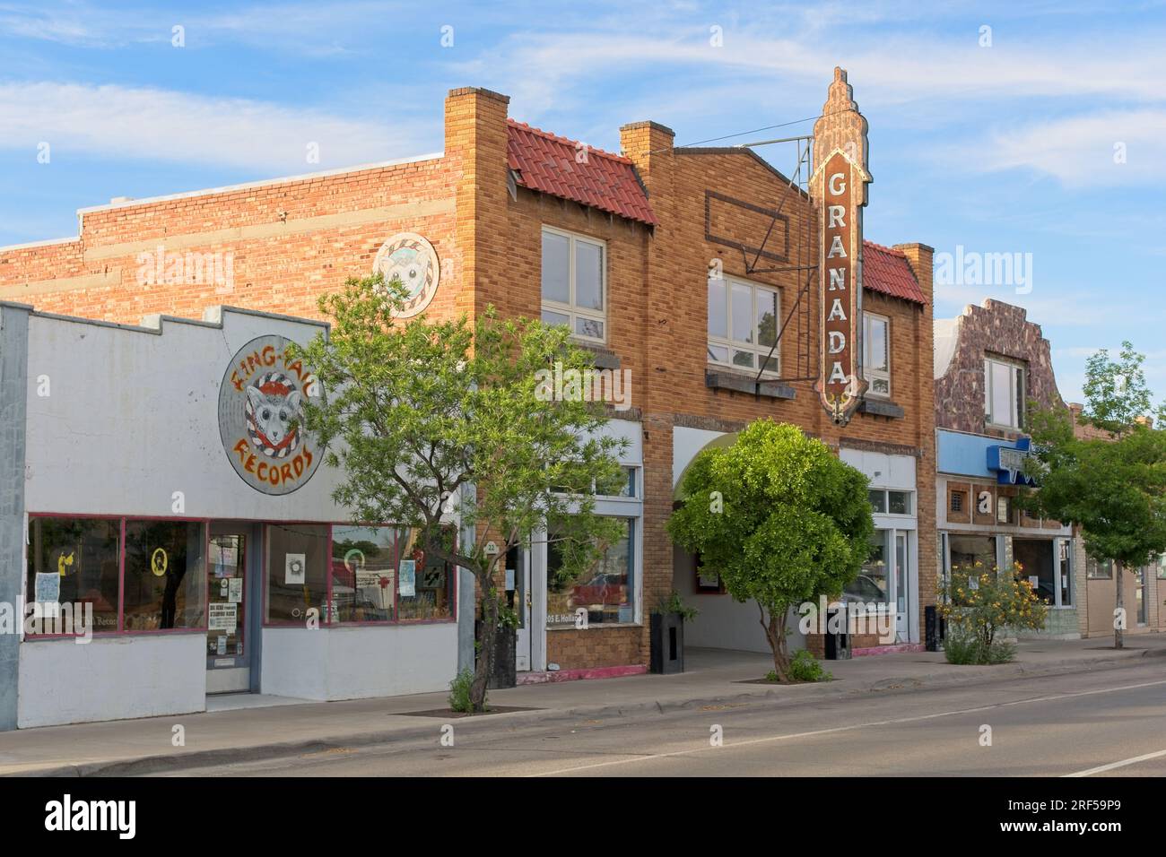Historic Granada Theatre downtown Alpine Texas Stock Photo Alamy