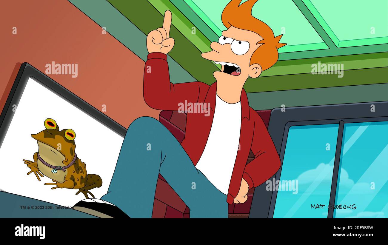 FUTURAMA, from left Hypnotoad, Philip J. Fry (voice Billy West), 'The