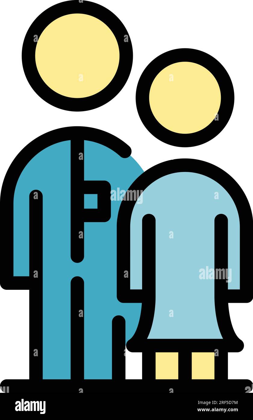 Nurse home visit door Stock Vector Images - Alamy