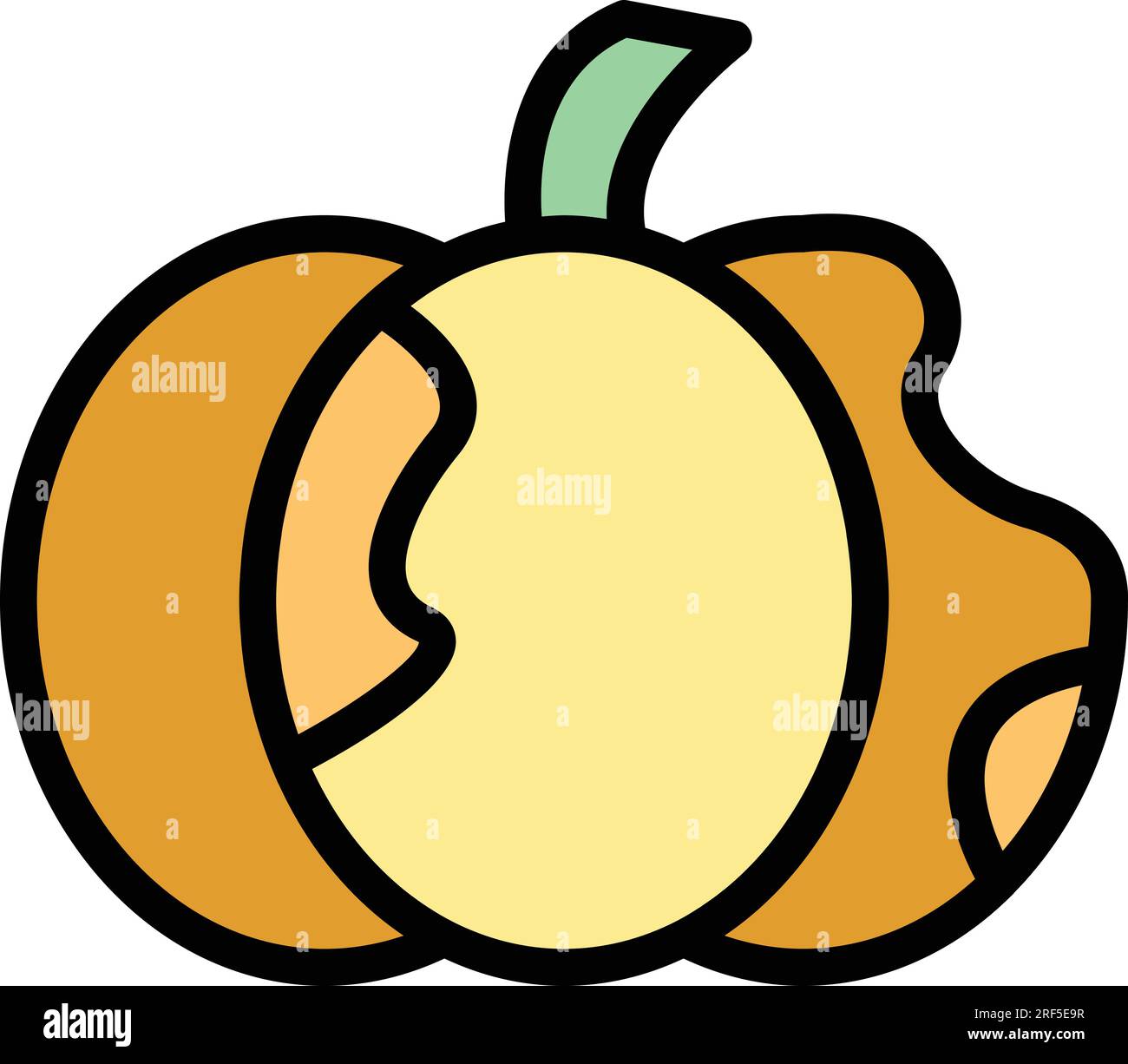 Pumpkin infection icon outline vector. Virus epidemic. Safety rotten ...