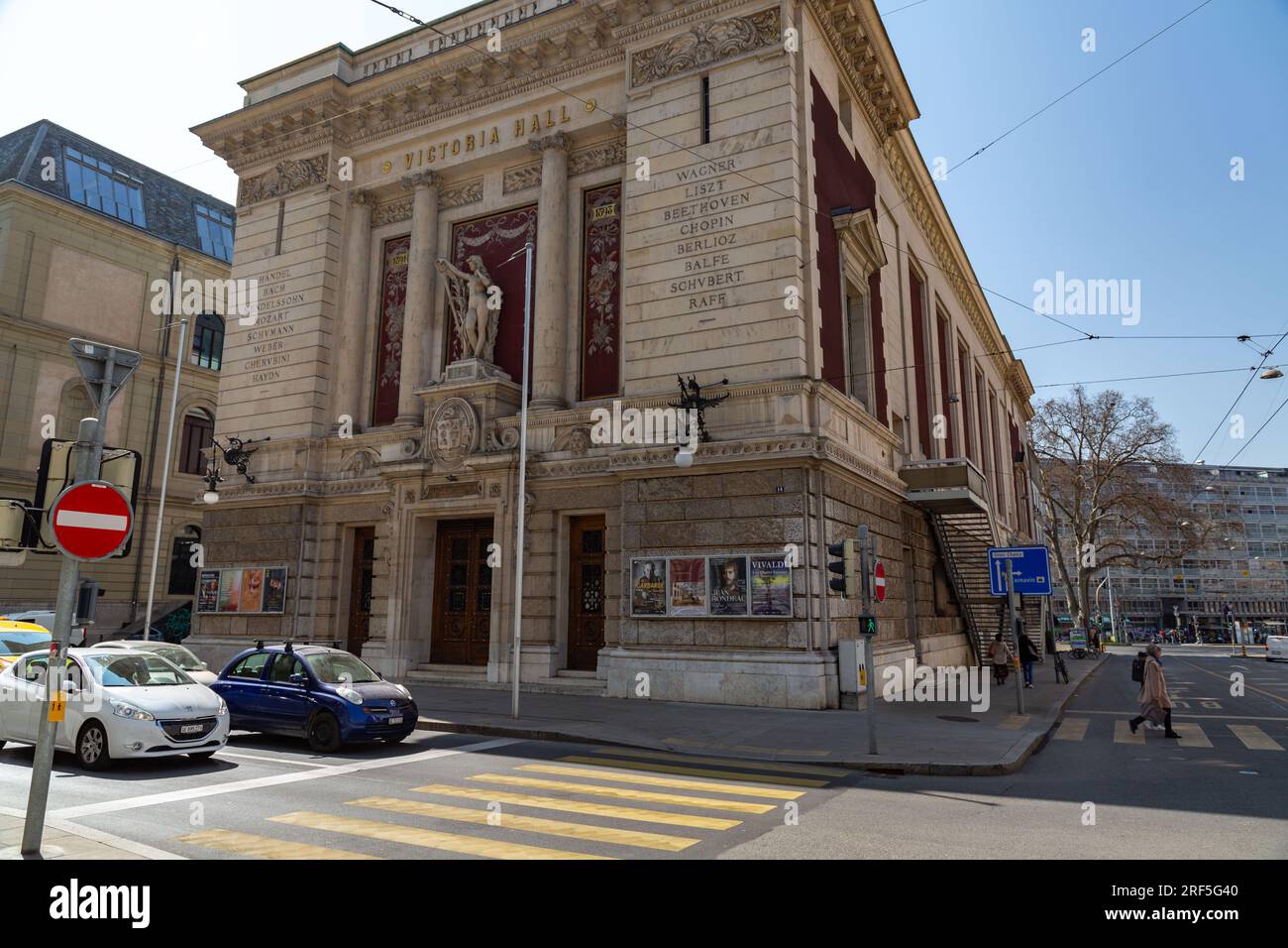 Geneva, Switzerland - 25 March 2022: The Victoria Hall is a concert ...