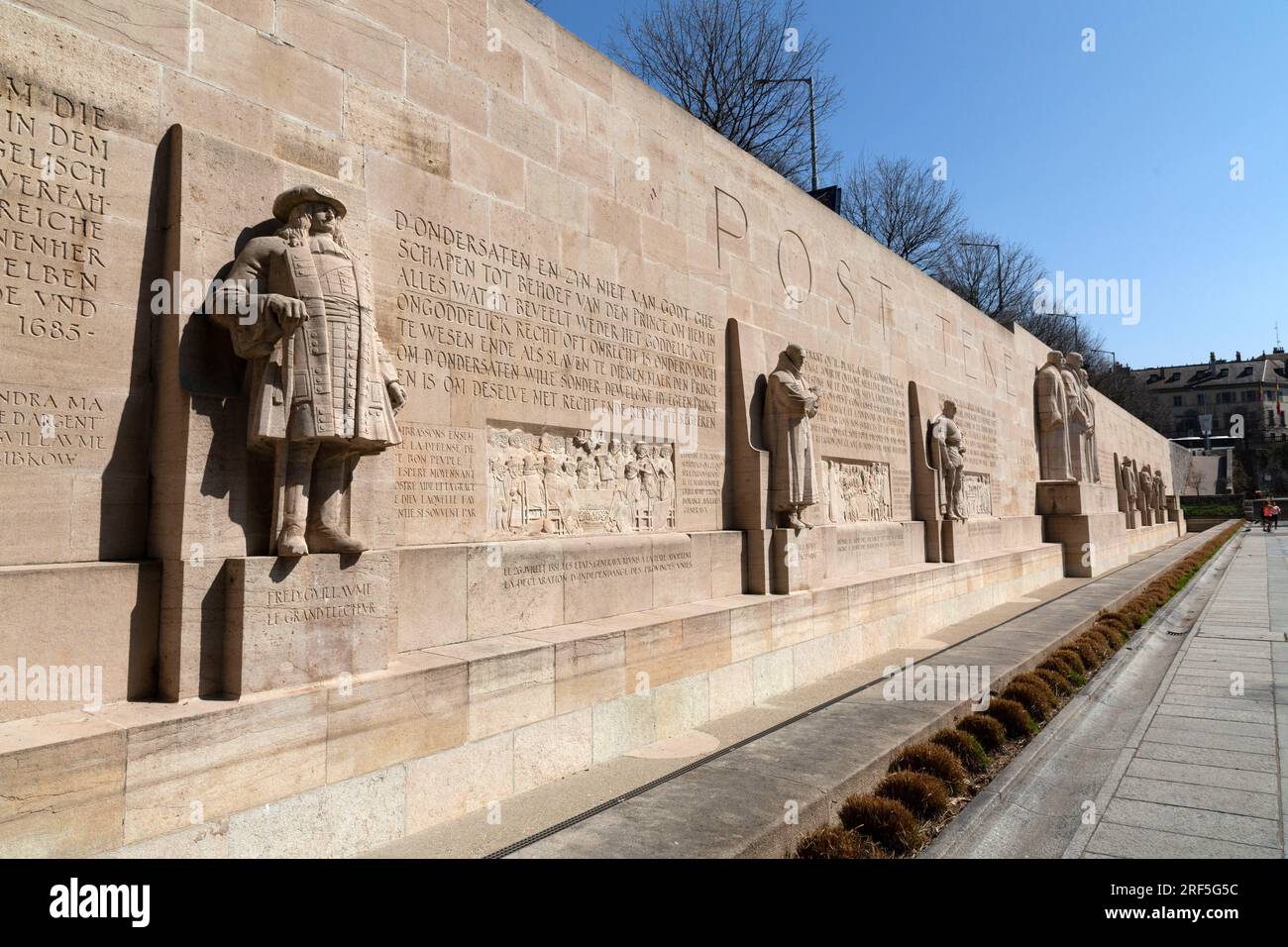 Reformation statue of reformer john calvin hi-res stock photography and ...