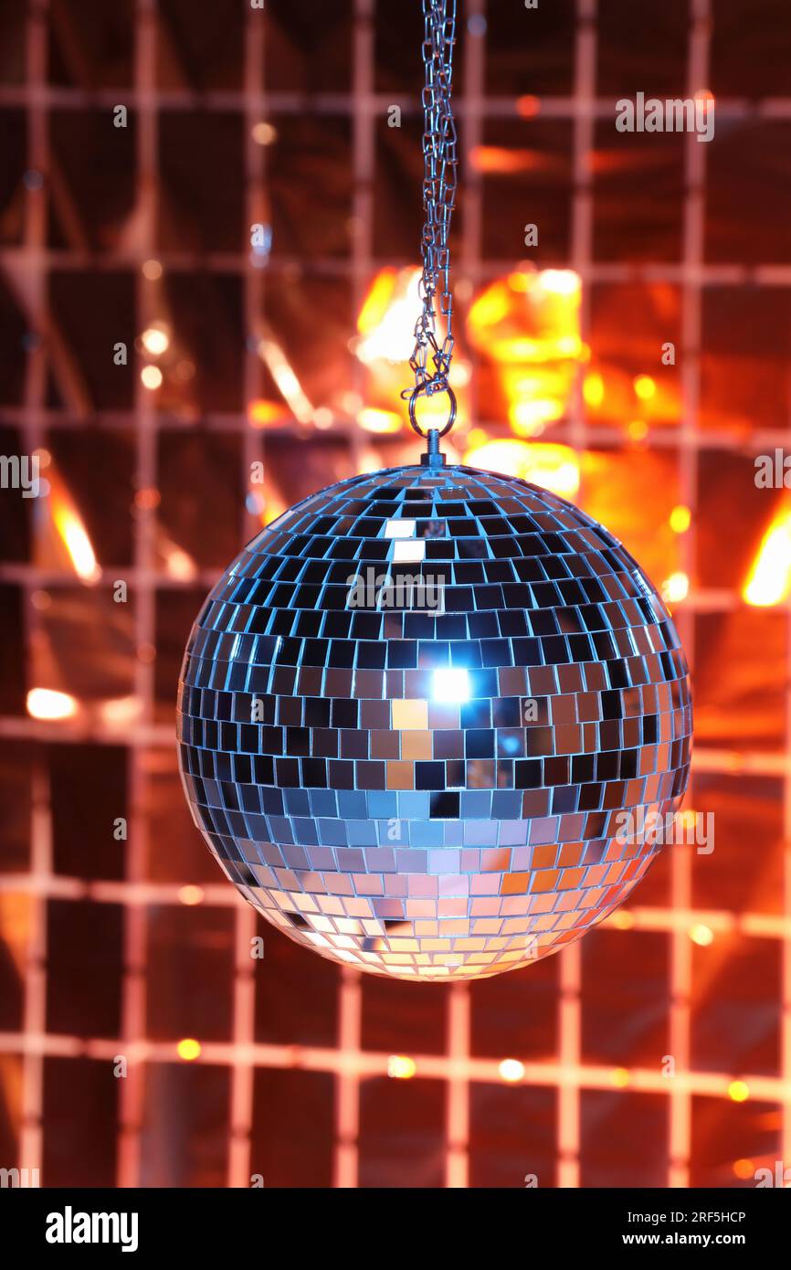 Disco ball red sticker hi-res stock photography and images - Alamy