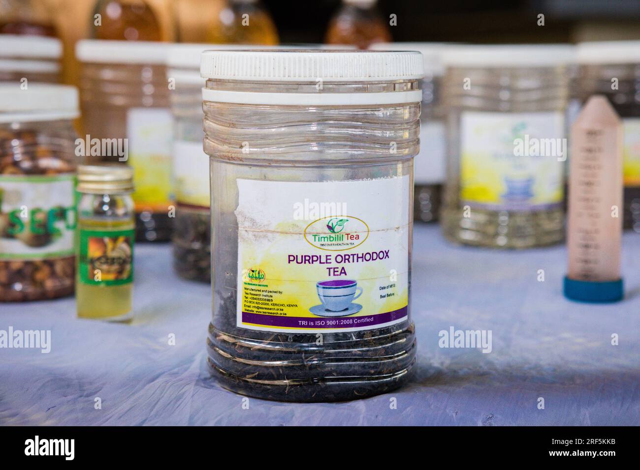 Tea Leaves Dried Processed Dried In Kiambu County Kenya East Africa Packed Stock Photo