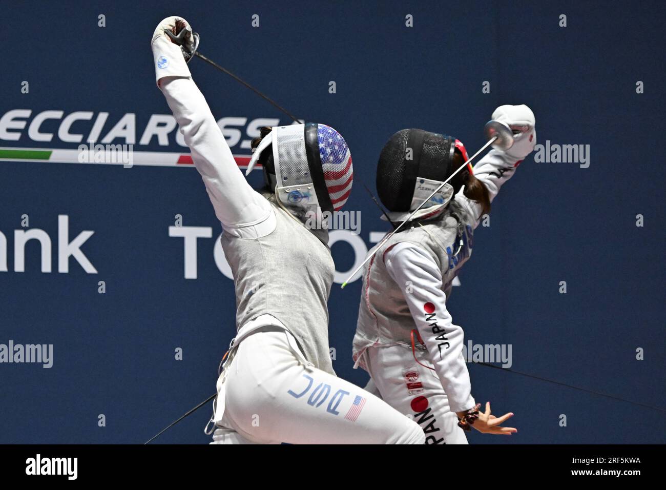 Azuma Sera of Japan (R) fights against Maia Mei Weintraub of United ...