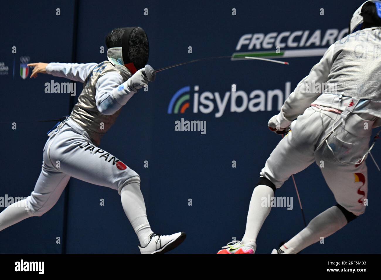 Kazuki Iimura of Japan during the 2023 FIE Fencing World Championship