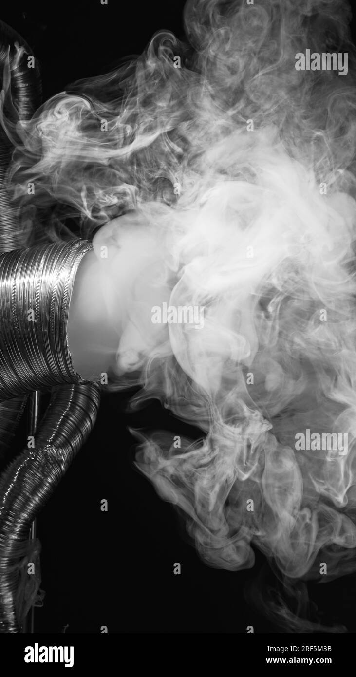 Smoke pollution chemical fume exhaust duct pipe Stock Photo Alamy