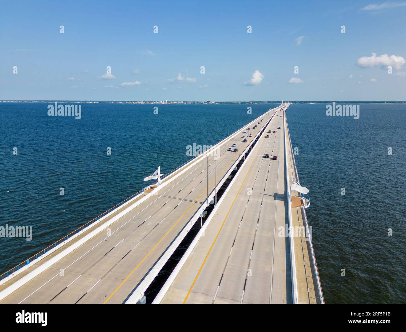 Aerial photo Pensacola Bay Bridge circa 2023 Stock Photo Alamy