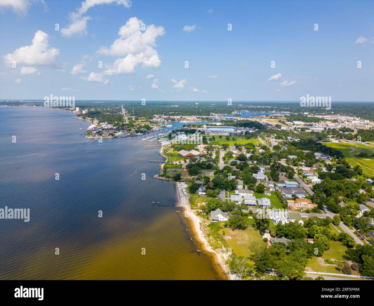 Aerial photo Sanders Beach Pensacola Florida Stock Photo Alamy