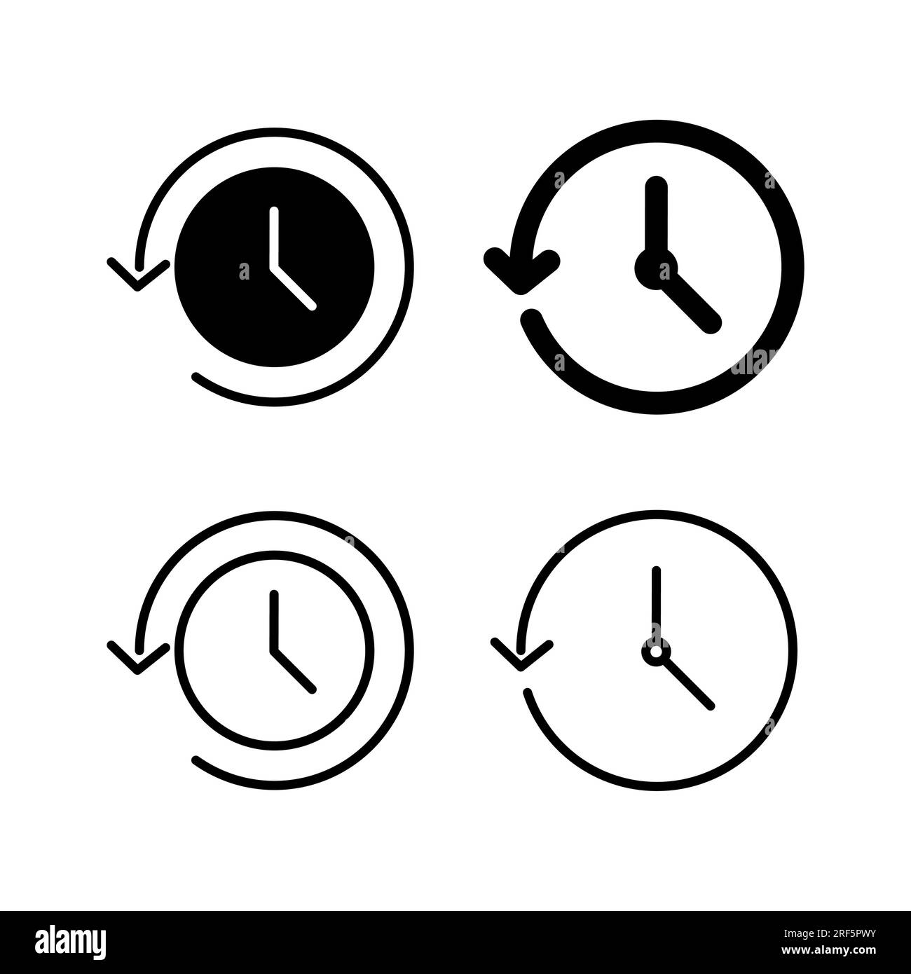 History icon vector. redo history icon Stock Vector Image & Art Alamy