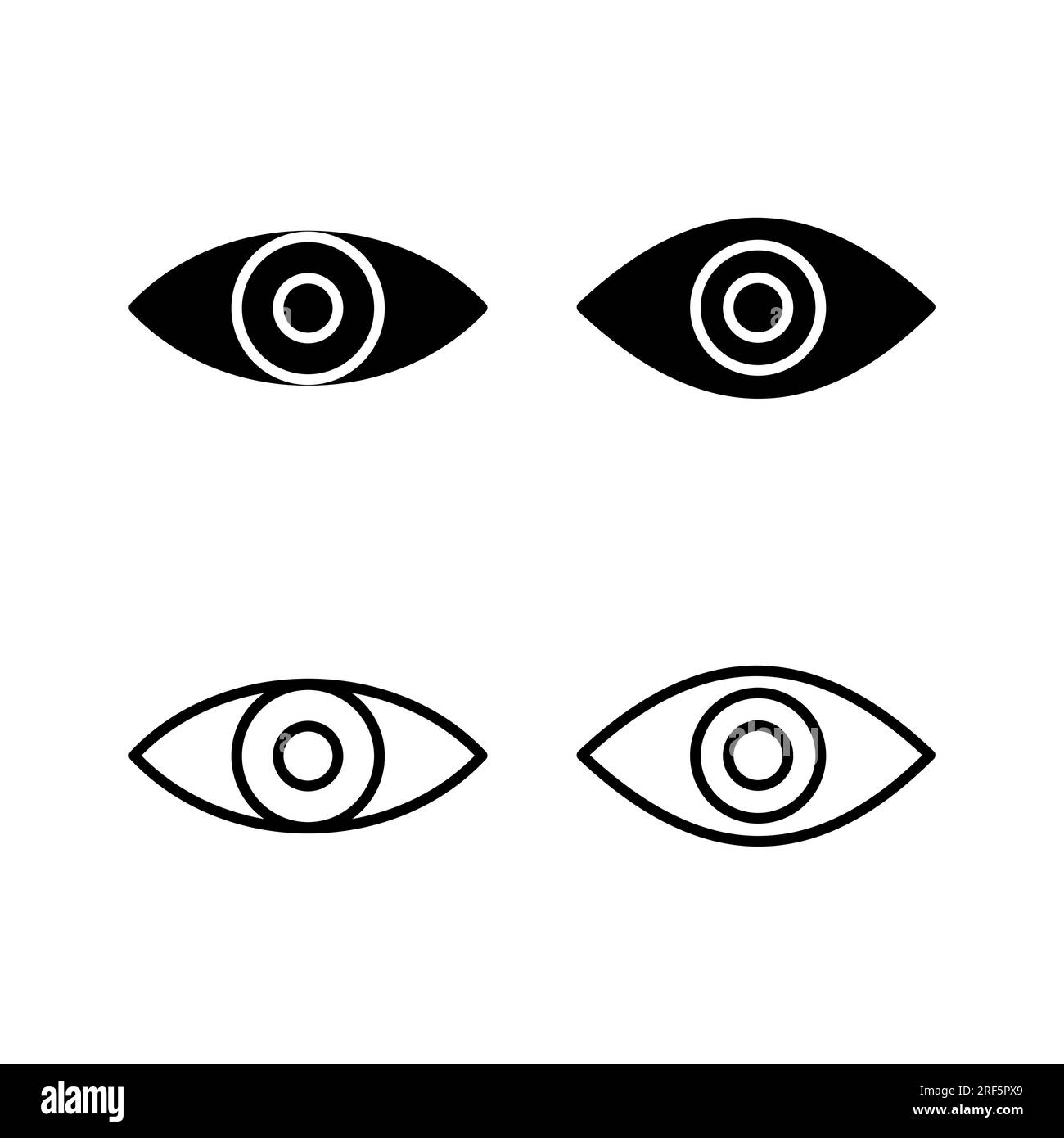 Eye icon. Look and Vision icon. Eye vector icon Stock Vector Image ...