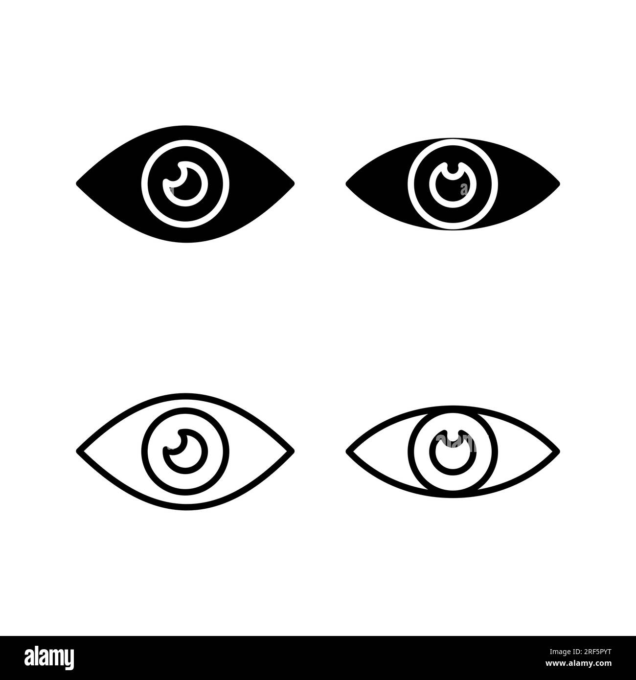 Eye icon. Look and Vision icon. Eye vector icon Stock Vector Image ...