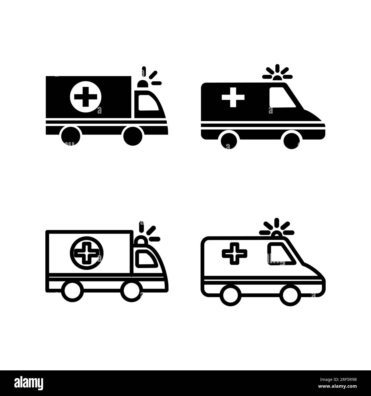 Ambulance icon vector. Ambulance car icon Stock Vector Image & Art - Alamy