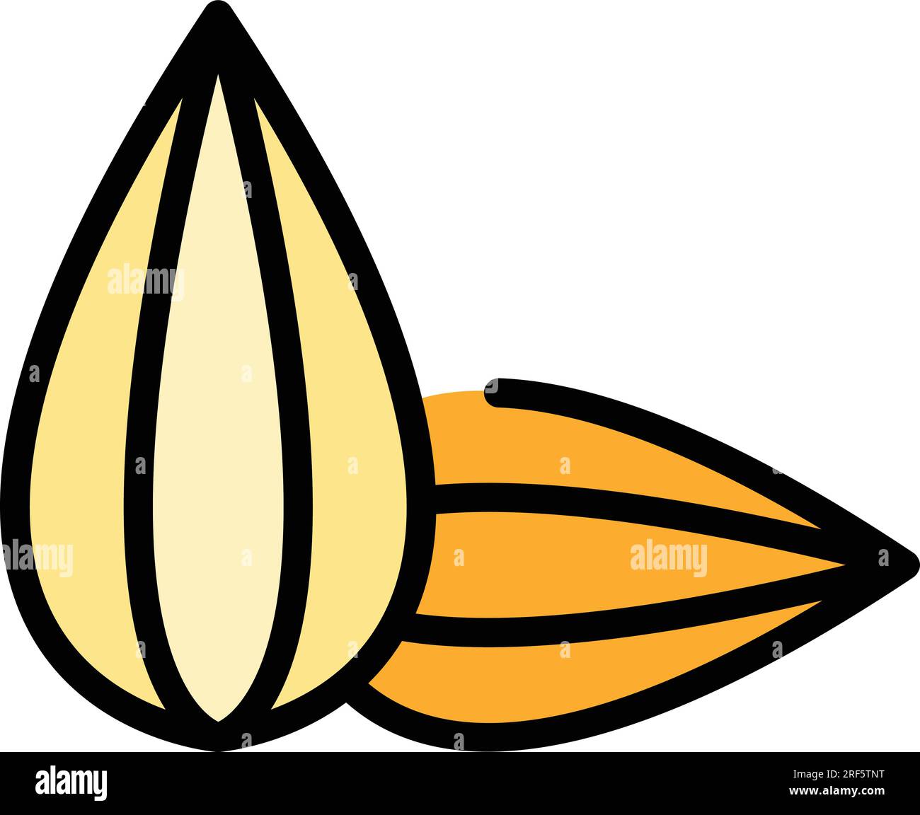 Nut zinc icon outline vector. Iron element. Food vitamin color flat Stock Vector Image & Art Alamy