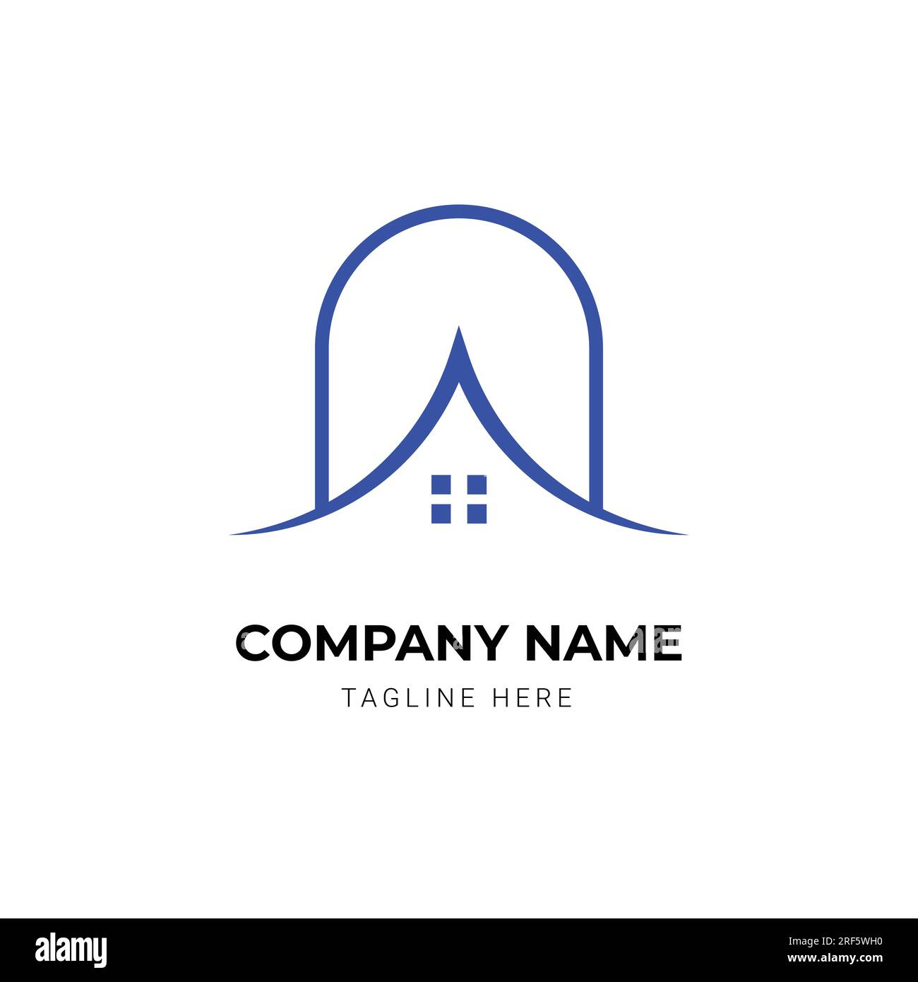 modern real estate logo design template Stock Vector Image & Art - Alamy
