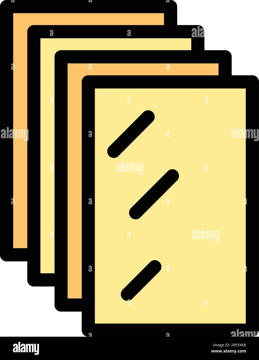 Drywall icon outline vector. Wall construction. Plaster house color ...