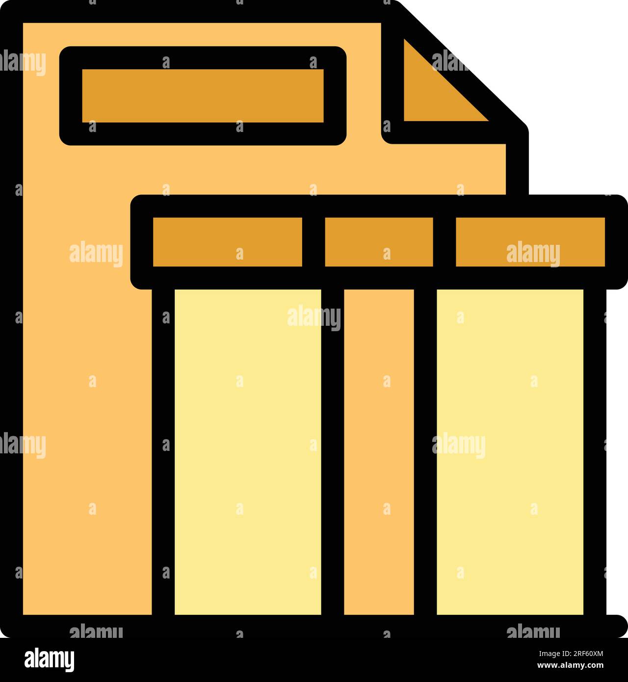 Parcel order icon outline vector. Online write. People claim color flat Stock Vector