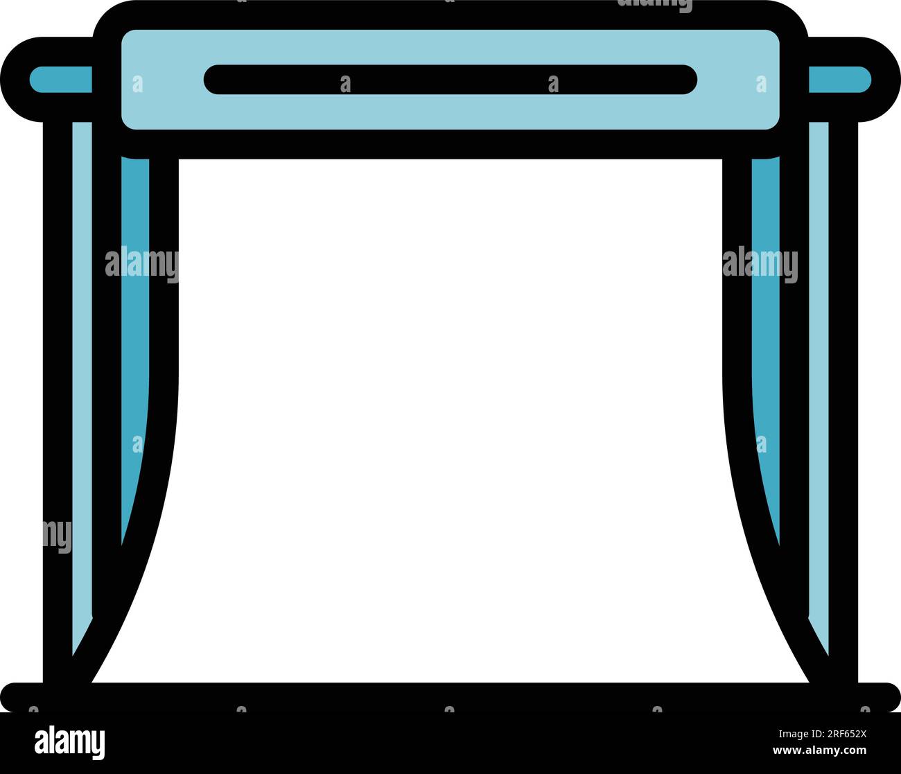 Photo studio paper wall icon outline vector. Film model. Art session